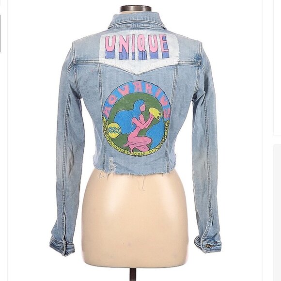 2ND Jeans Denim Aquarius Jacket Size L - Picture 1 of 2